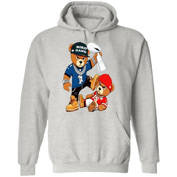 Philadelphia Eagles Beat Chiefs Teddy Bear Football Champions Hoodie - Image 9
