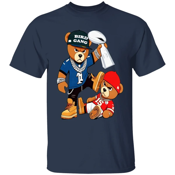 Philadelphia Eagles Beat Chiefs Teddy Bear Football Champions Shirt - Image 5