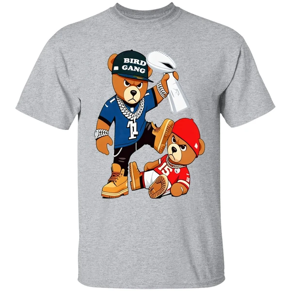 Philadelphia Eagles Beat Chiefs Teddy Bear Football Champions Shirt - Image 9
