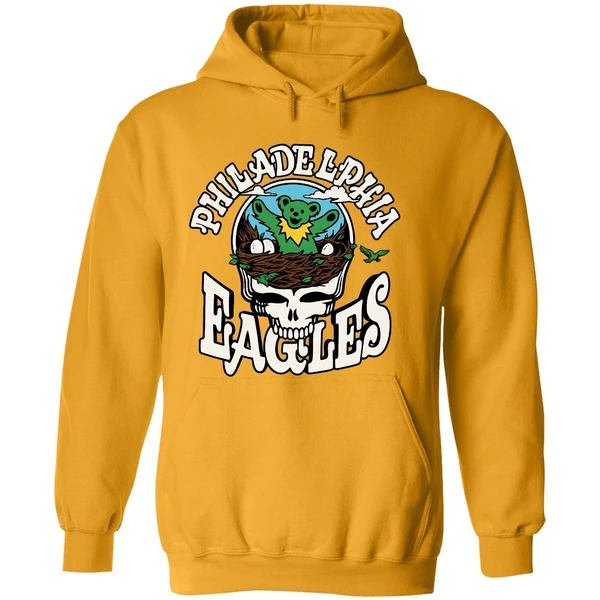Philadelphia Eagles Grateful Dead Mascot Hoodie