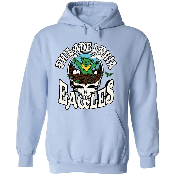 Philadelphia Eagles Grateful Dead Mascot Hoodie - Image 4