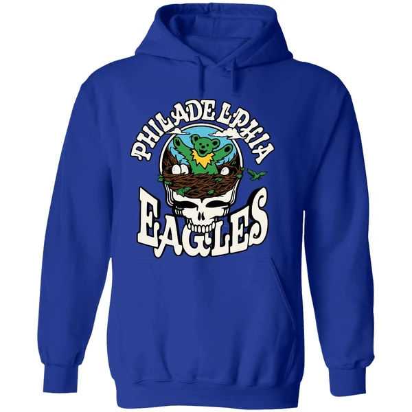 Philadelphia Eagles Grateful Dead Mascot Hoodie - Image 7