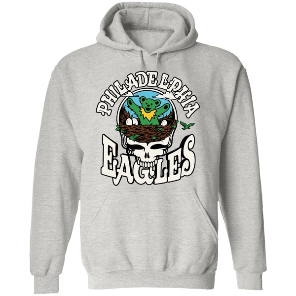 Philadelphia Eagles Grateful Dead Mascot Hoodie - Image 9
