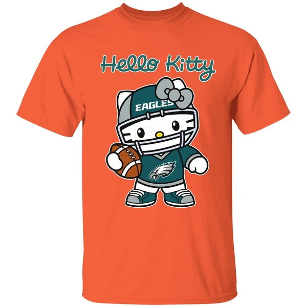 Philadelphia Eagles Hello Kitty Shirt - Image 6