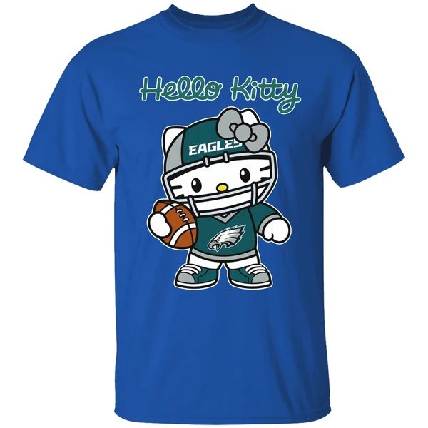 Philadelphia Eagles Hello Kitty Shirt - Image 8
