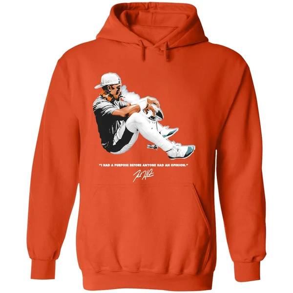 Philadelphia Eagles Jalen Hurts Cigar Trophy I Had A Purpose Before Anyone Had An Opinion Hoodie - Image 6
