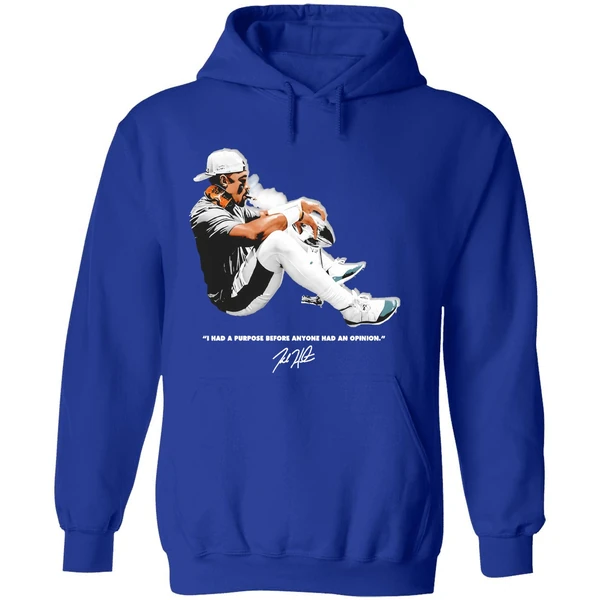 Philadelphia Eagles Jalen Hurts Cigar Trophy I Had A Purpose Before Anyone Had An Opinion Hoodie - Image 7