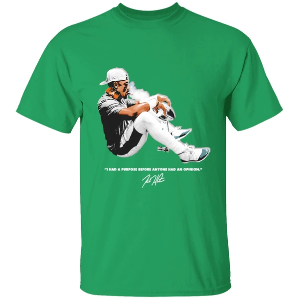 Philadelphia Eagles Jalen Hurts Cigar Trophy I Had A Purpose Before Anyone Had An Opinion Shirt - Image 2