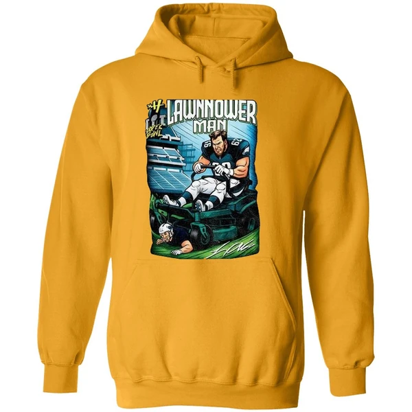Philadelphia Eagles Landon Dickerson Lawnmower Man Hoodie