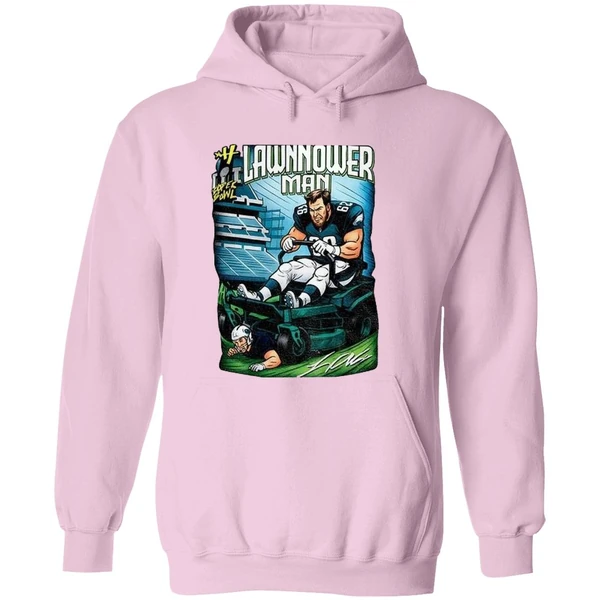 Philadelphia Eagles Landon Dickerson Lawnmower Man Hoodie - Image 5