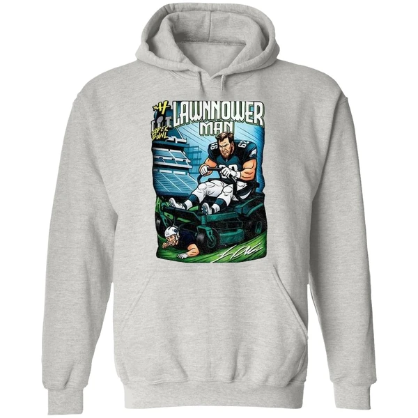 Philadelphia Eagles Landon Dickerson Lawnmower Man Hoodie - Image 9