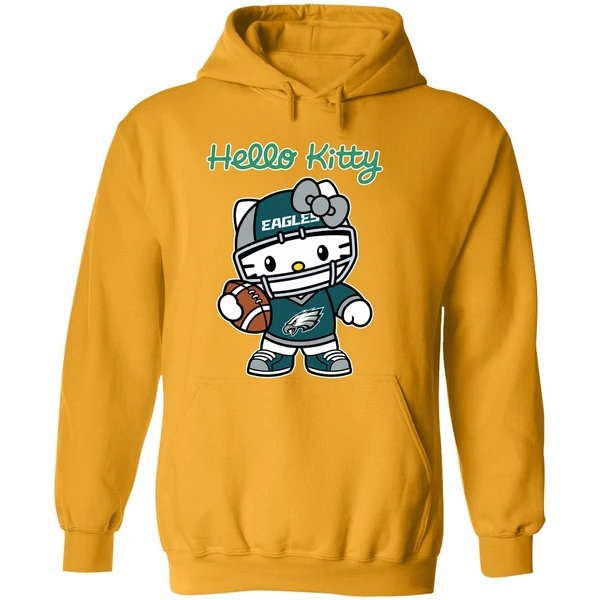 Philadelphia Eagles Nfl Hello Kitty Hoodie