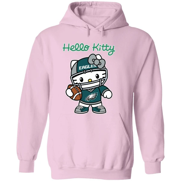 Philadelphia Eagles Nfl Hello Kitty Hoodie - Image 5