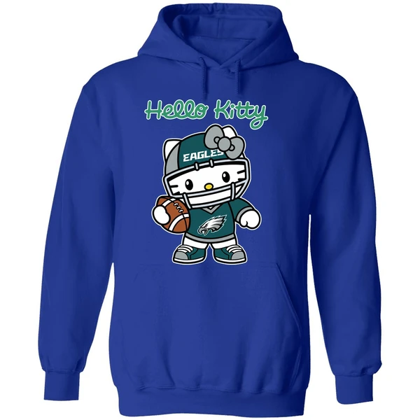 Philadelphia Eagles Nfl Hello Kitty Hoodie - Image 7
