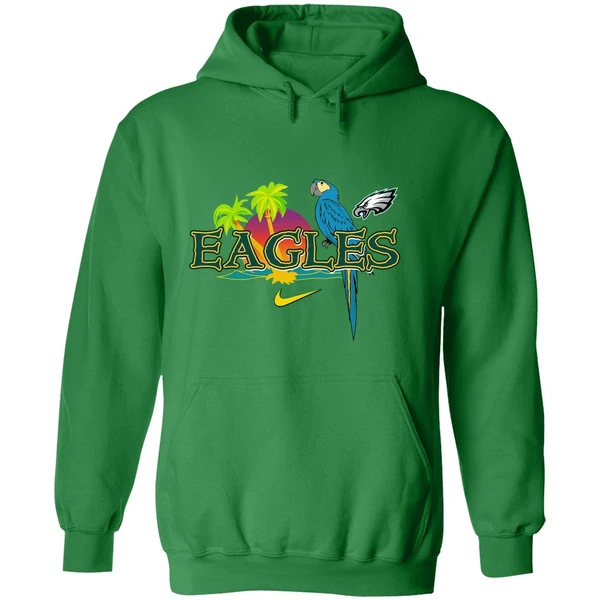 Philadelphia Eagles Nfl Its 5 Oclock Somewhere Hoodie - Image 2