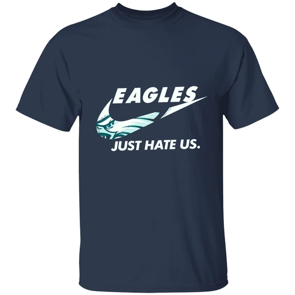Philadelphia Eagles Nike Just Hate Us Logo Shirt - Image 4