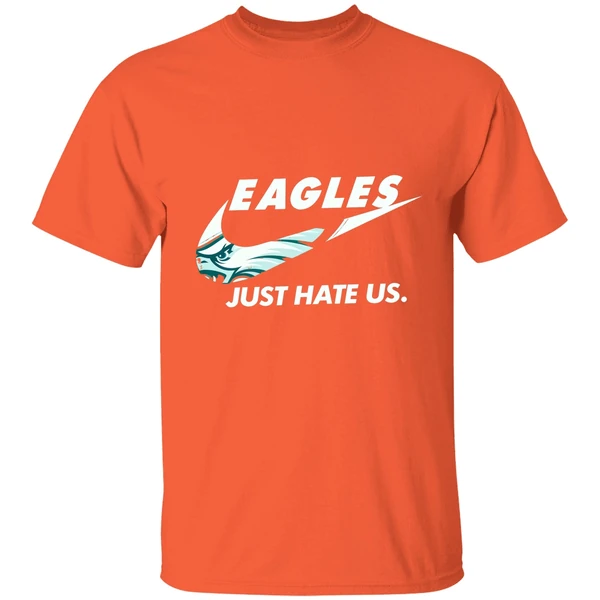 Philadelphia Eagles Nike Just Hate Us Logo Shirt - Image 5