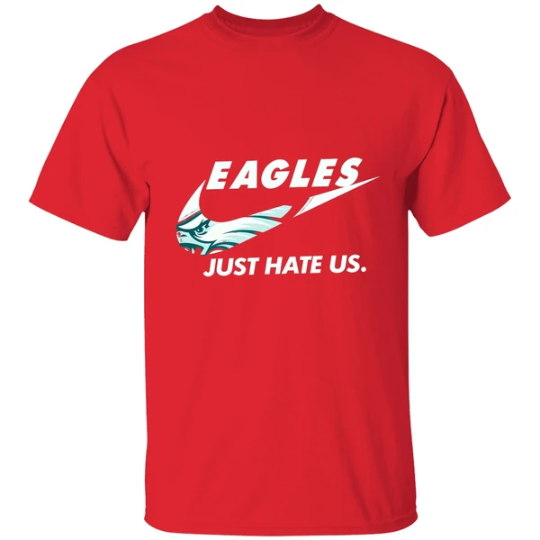 Philadelphia Eagles Nike Just Hate Us Logo Shirt - Image 6