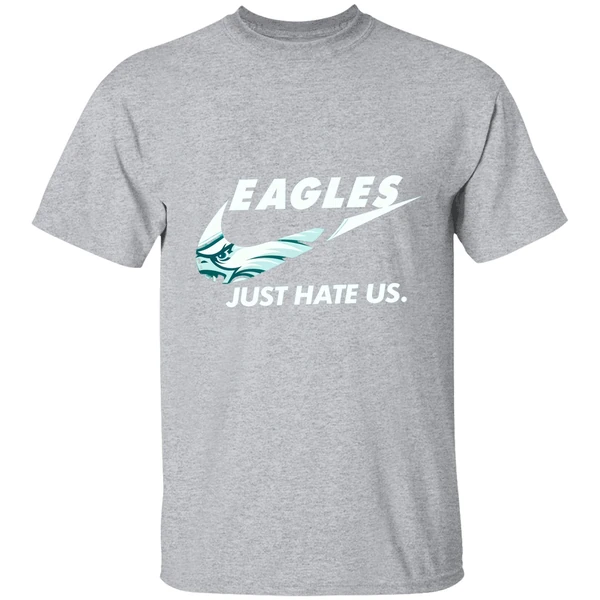 Philadelphia Eagles Nike Just Hate Us Logo Shirt - Image 8