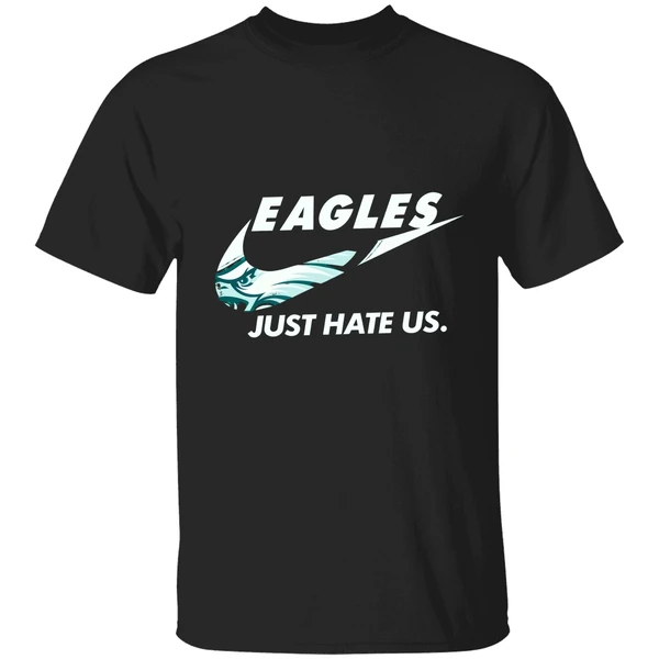 Philadelphia Eagles Nike Just Hate Us Logo Shirt - Image 9