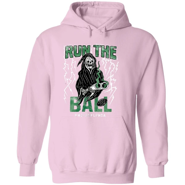 Philadelphia Eagles Run The Ball Crying Wont Help You Praying Wont Do You No Good Hoodie - Image 5