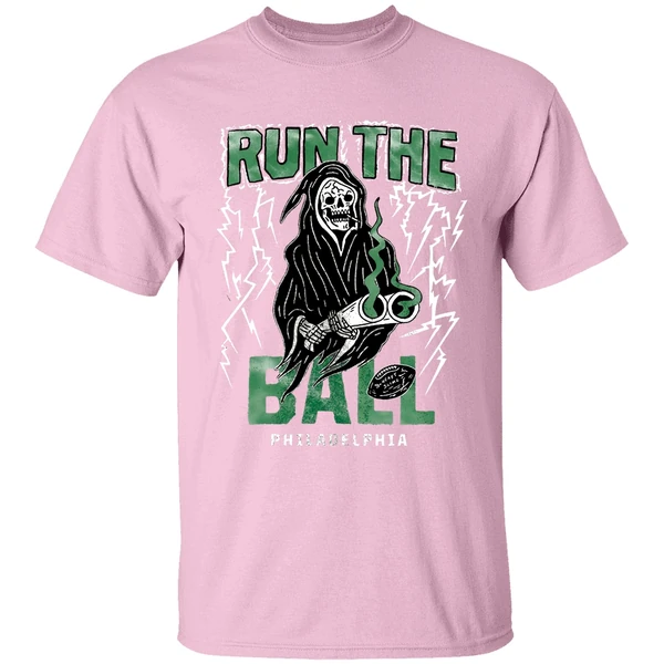 Philadelphia Eagles Run The Ball Crying Wont Help You Praying Wont Do You No Good Shirt - Image 3