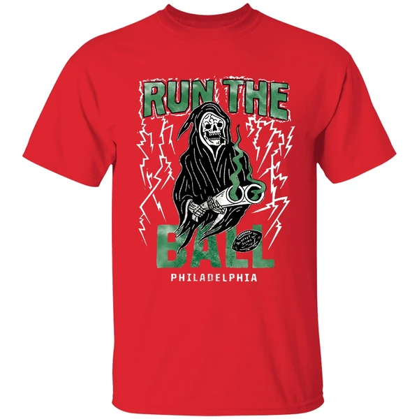 Philadelphia Eagles Run The Ball Crying Wont Help You Praying Wont Do You No Good Shirt - Image 7