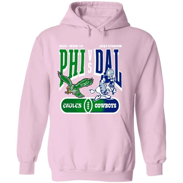 Philadelphia Eagles Vs Dallas Cowboys 2023 Week 14 At And T Stadium Hoodie - Image 5