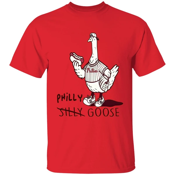 Philadelphia Phillies Philly Goose Baseball Shirt - Image 4