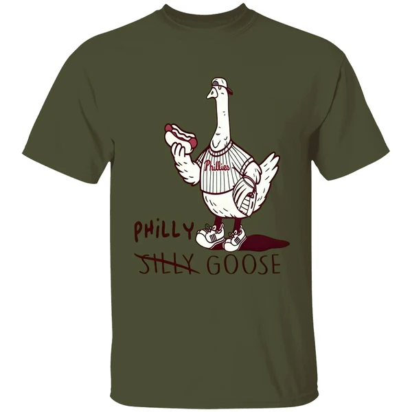Philadelphia Phillies Philly Goose Baseball Shirt - Image 9