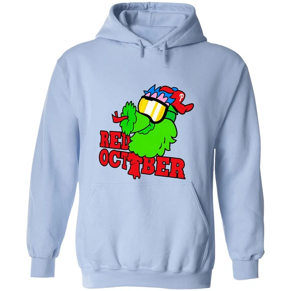 Phillie Phanatic Philadelphia Phillies Mlb Baseball Red October 2025 Hoodie