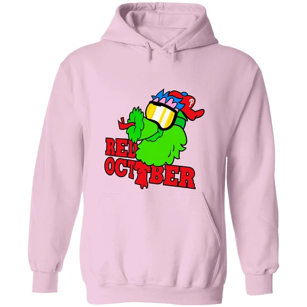 Phillie Phanatic Philadelphia Phillies Mlb Baseball Red October 2025 Hoodie - Image 4