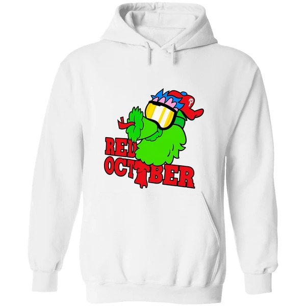Phillie Phanatic Philadelphia Phillies Mlb Baseball Red October 2025 Hoodie - Image 6