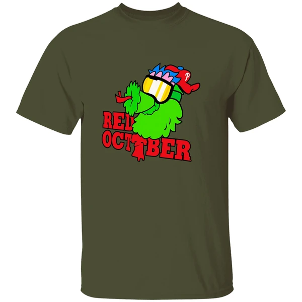 Phillie Phanatic Philadelphia Phillies Mlb Baseball Red October 2025 Shirt - Image 3