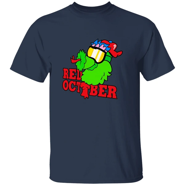 Phillie Phanatic Philadelphia Phillies Mlb Baseball Red October 2025 Shirt - Image 4