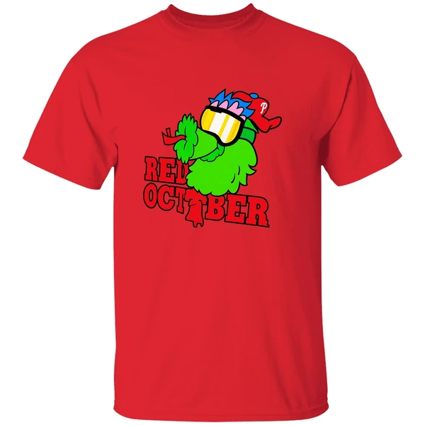 Phillie Phanatic Philadelphia Phillies Mlb Baseball Red October 2025 Shirt - Image 6