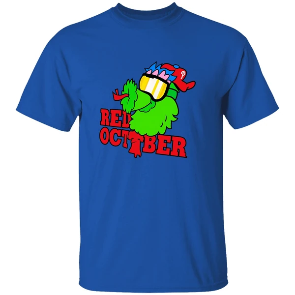 Phillie Phanatic Philadelphia Phillies Mlb Baseball Red October 2025 Shirt - Image 7