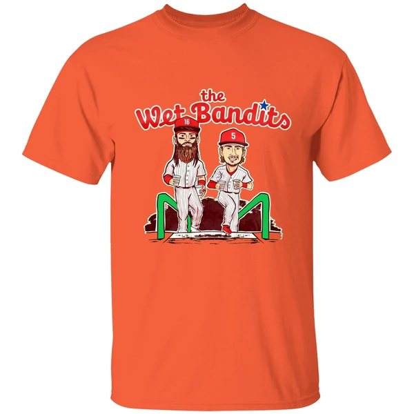 Phillies Brandon Marsh And Bryson Stott The Wet Bandits Shirt - Image 5