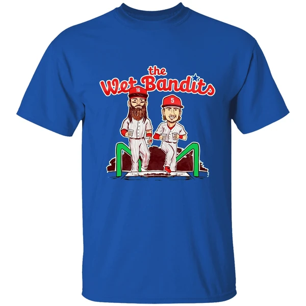 Phillies Brandon Marsh And Bryson Stott The Wet Bandits Shirt - Image 7