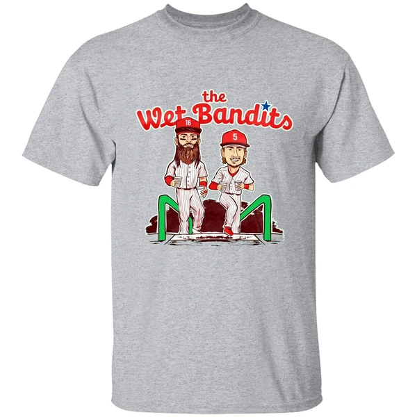 Phillies Brandon Marsh And Bryson Stott The Wet Bandits Shirt - Image 8