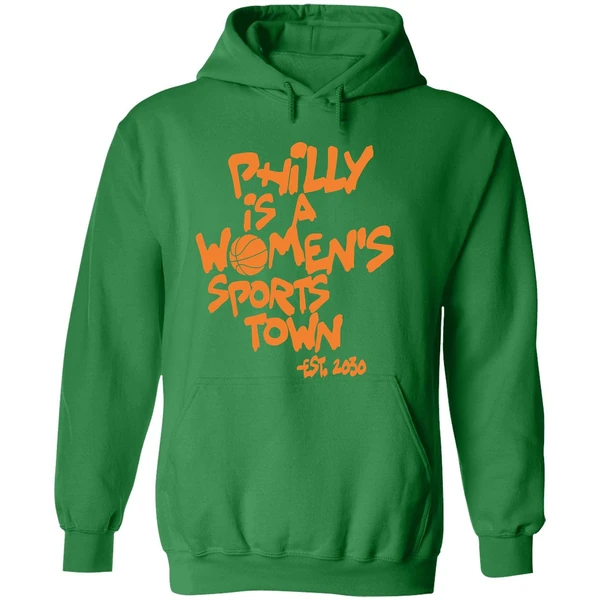Philly Is A Womens Sports Town Est 2030 Hoodie - Image 2