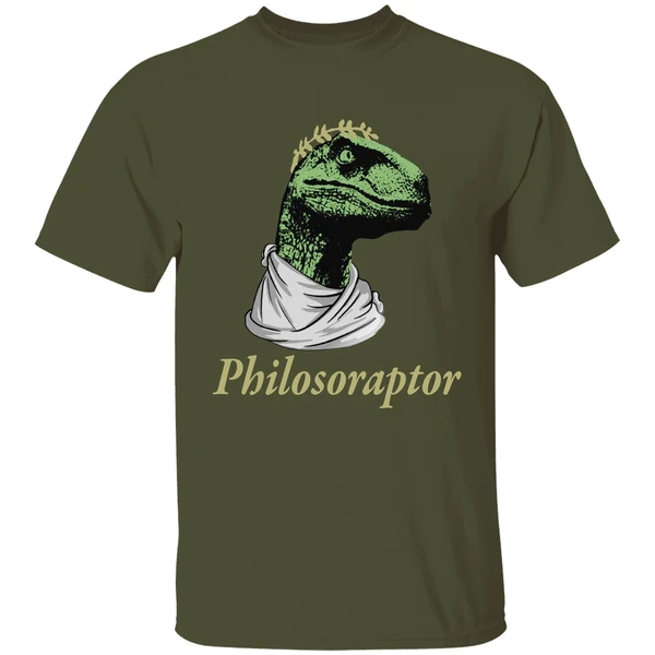 Philosoraptor Funny Meme Shirt - Image 3