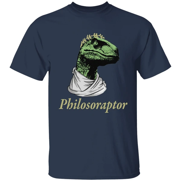 Philosoraptor Funny Meme Shirt - Image 4