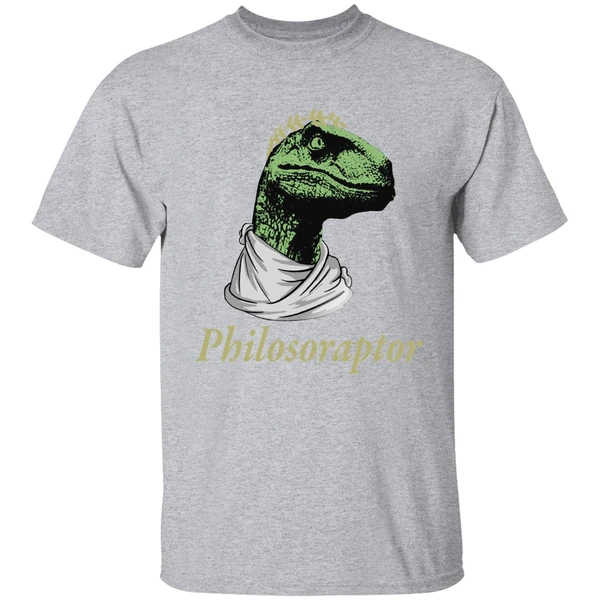 Philosoraptor Funny Meme Shirt - Image 8