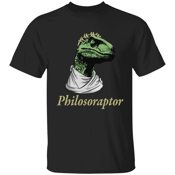Philosoraptor Funny Meme Shirt - Image 9