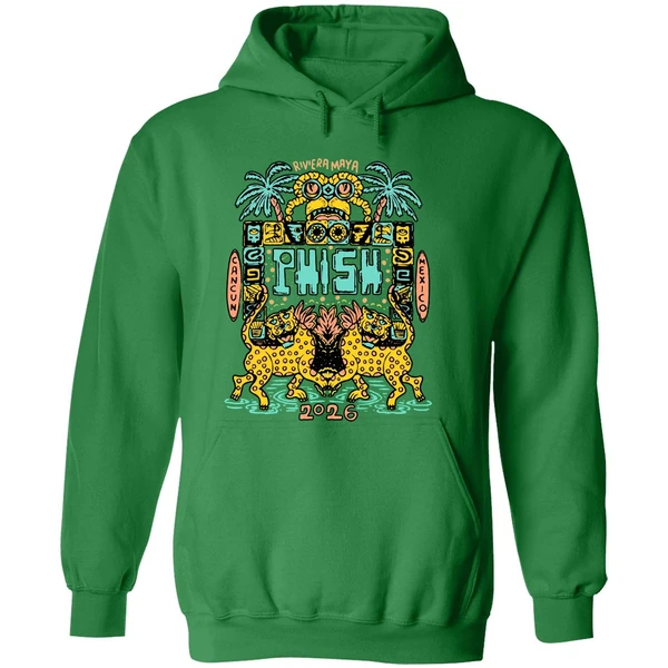 Phish Riviera Jan 28 31 2026 Jaguar Gates Hoodie - Image 2