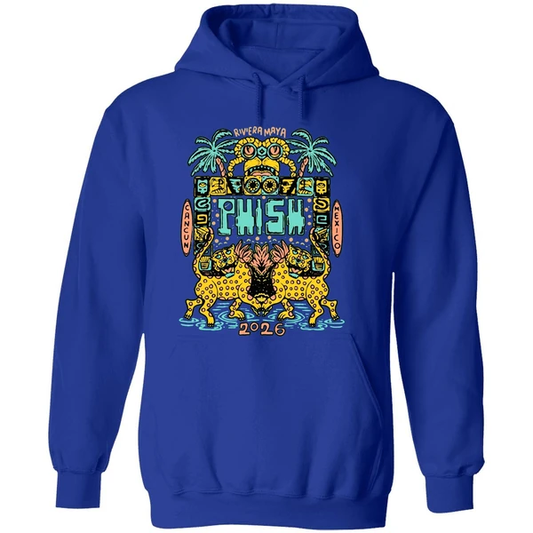 Phish Riviera Jan 28 31 2026 Jaguar Gates Hoodie - Image 7