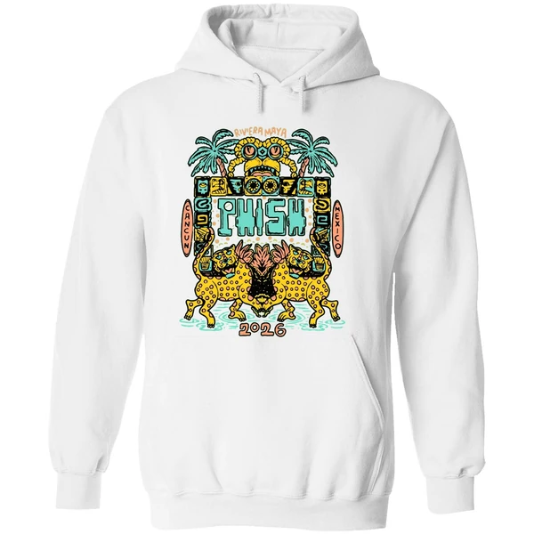 Phish Riviera Jan 28 31 2026 Jaguar Gates Hoodie - Image 8
