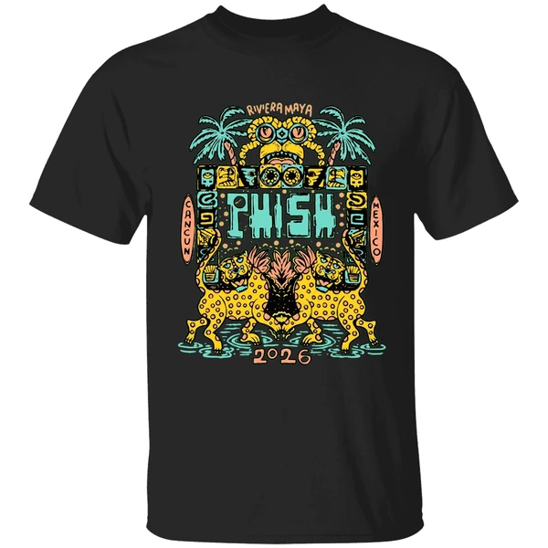 Phish Riviera Jan 28 31 2026 Jaguar Gates Shirt