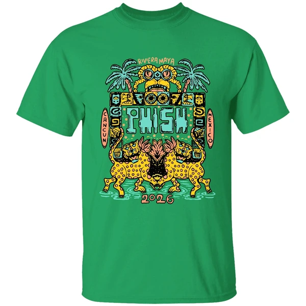 Phish Riviera Jan 28 31 2026 Jaguar Gates Shirt - Image 2